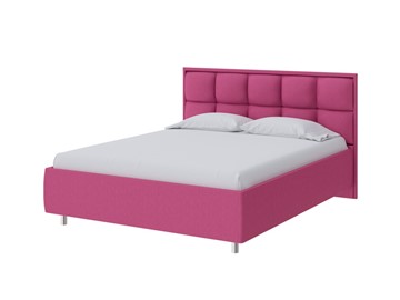 Спальная кровать Chessy 160х200, Рогожка (Savana Berry (фиолетовый)) в Липецке