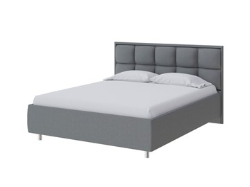 Кровать 2-спальная Chessy 160х200, Рогожка (Savana Grey (серый)) в Липецке