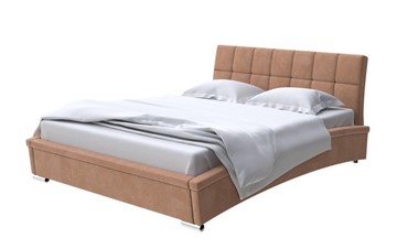 Двуспальная кровать Corso-1L 180х200, Микровелюр (Manhattan Брауни) в Липецке