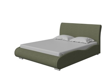 Двуспальная кровать Corso-8 Lite 140x200, Искусственная шерсть (Лама Авокадо) в Липецке