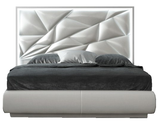 Кровать в спальню FRANCO KIU 1242 с LED подсветкой изголовья (180х200) в Липецке - изображение