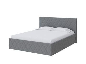 Кровать спальная Fresco 140х200, Рогожка (Savana Grey (серый)) в Липецке