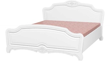 Кровать спальная Лотос (Лак-Белый Жемчуг) 160х200 в Липецке