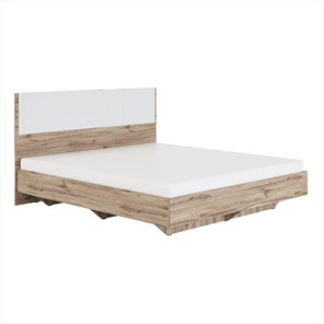 Двуспальная кровать Николь (мод.1.6) 1,8 белая экокожа, с ортопедическим основанием в Липецке