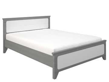 Кровать двуспальная Соня 1600, Серый/Белый в Липецке