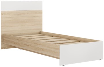 Кровать с основанием Кр-44 Лайт 90х200 Дуб Сонома/Белый в Липецке