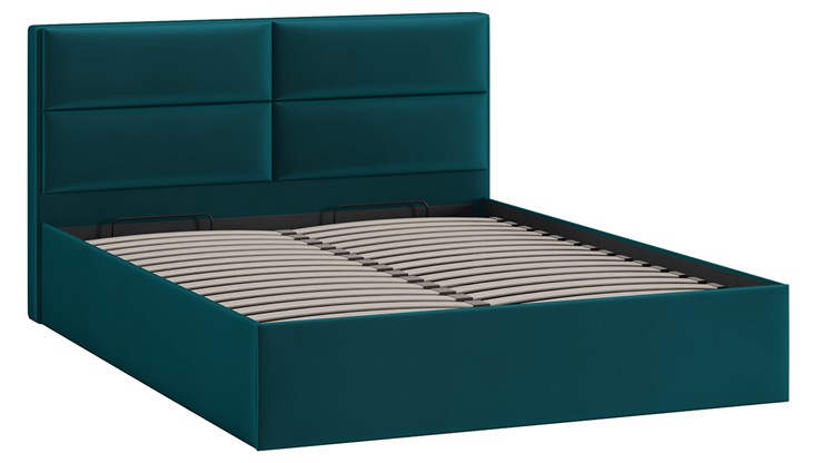 Кровать с механизмом двуспальная Глосс Тип 1 (Велюр Confetti Izumrud) в Липецке - изображение 2