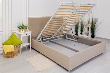 Полутороспальная кровать Кристалл 1 1400х1900 с подъёмным механизмом в Липецке - предосмотр 3