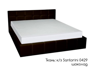 Кровать 1.5-спальная Грета 140х200 (шоколад) без основания в Липецке
