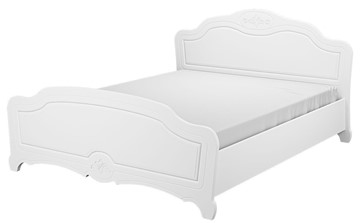 Кровать полуторная Лотос (Белый) 160х200 в Липецке