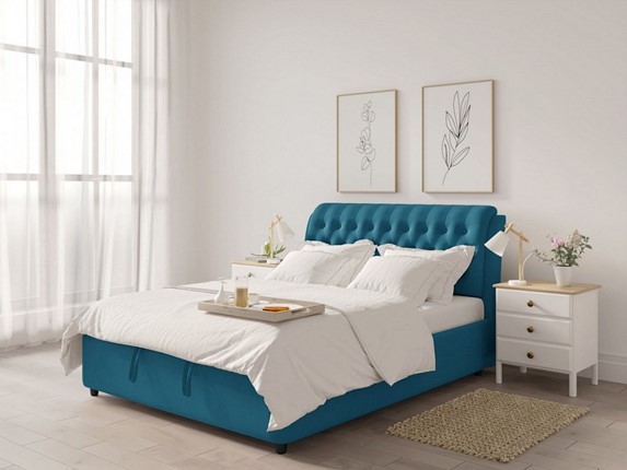 Спальная кровать Siena-2 1400х2000 с подъёмным механизмом в Липецке - изображение