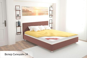 Кровать полутороспальная Вена 140х200 (с основанием) в Липецке - предосмотр 1