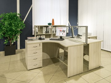 Набор мебели в офис Комфорт (дуб шамони) №2 в Липецке