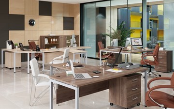 Офисный набор мебели Xten S 1 - один стол с приставным брифингом в Липецке - предосмотр