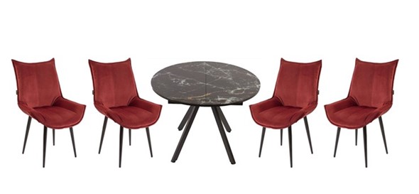 Обеденный набор стол Олимп, 4 стула Осло в Липецке - изображение