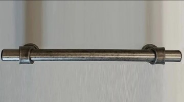 Ручка-скоба (128 мм), античное серебро Прованс в Липецке