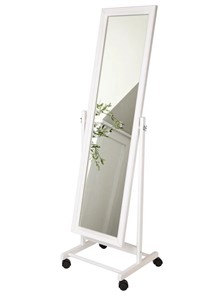 Зеркало напольное в гардероб BeautyStyle 27 (135х42,5см) Белое в Липецке - предосмотр 6