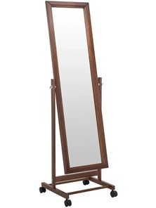 Зеркало напольное в гардероб BeautyStyle 27 (135х42,5см) Средне-коричневый в Липецке