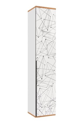 Шкаф одностворчатый Урбан 528.040, белый в Липецке - изображение