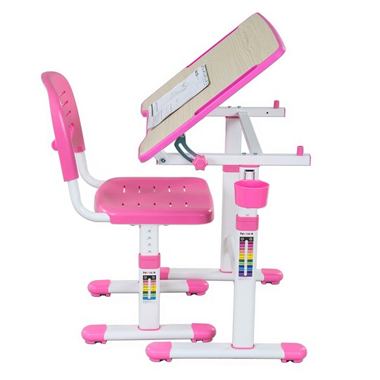 Растущая парта + стул Piccolino II Pink в Липецке - изображение 5