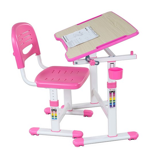 Растущая парта + стул Piccolino II Pink в Липецке - изображение 3