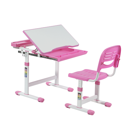 Растущая парта и стул Cantare Pink в Липецке - изображение