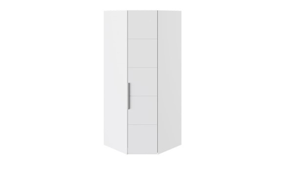 Шкаф угловой Наоми, цвет Белый глянец, Джут СМ-208.07.06 в Липецке - изображение