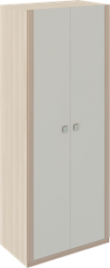 Двухдверный шкаф Глэдис М22 (Шимо светлый/Белый текстурный) в Липецке