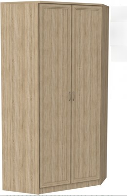 Шкаф 403 несимметричный, цвет Дуб Сонома в Липецке - изображение