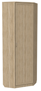 Шкаф 402 угловой со штангой, цвет Дуб Сонома в Липецке - предосмотр