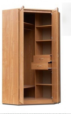 Шкаф 403 несимметричный, цвет Дуб Сонома в Липецке - изображение 1