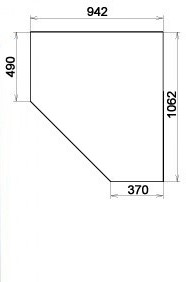 Шкаф 403 несимметричный, цвет Дуб Сонома в Липецке - предосмотр 2