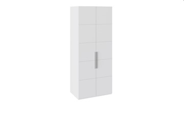 Шкаф распашной Наоми с 2-мя дверями, цвет Белый глянец СМ-208.07.03 в Липецке