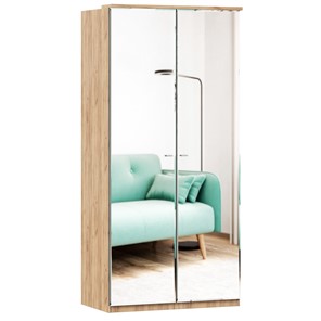 Шкаф двухстворчатый с 2-мя зеркалами Фиджи, 659.233, цвет белый в Липецке