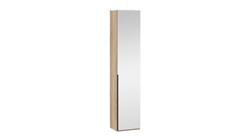 Шкаф для белья с 1 зеркальной дверью Порто (366) СМ-393.07.212 (Яблоня Беллуно/Графит) в Липецке