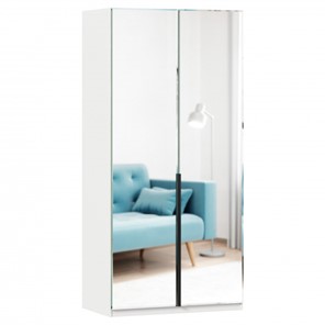 2-створчатый шкаф Норд ЛД 677.070.000.009 с двумя зеркалами, Белый в Липецке