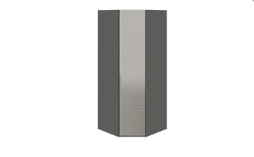 Шкаф Наоми с зеркальной правой дверью, цвет Фон серый, Джут СМ-208.07.07 R в Липецке - предосмотр