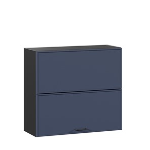 Кухонный горизонтальный шкаф 800 Индиго ЛД 298.980.000.168, Чёрный/Тёмно-синий в Липецке