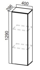 Кухонный пенал-надстройка Стайл, ПН400(720/296), МДФ в Липецке