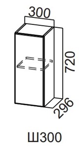 Кухонный шкаф Модерн New, Ш300/720, МДФ в Липецке