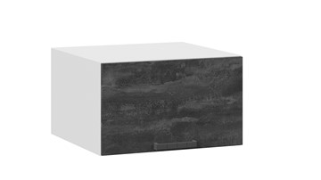 Кухонный навесной шкаф Детройт 1В6ГП (Белый/Угольный Камень) в Липецке
