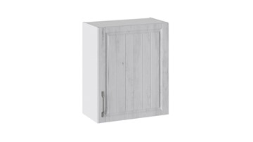 Навесной кухонный шкаф Прованс (Белый глянец/Санторини светлый) В_72-60_1ДР в Липецке
