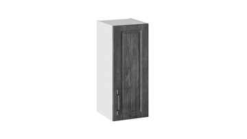 Навесной кухонный шкаф Прованс (Белый глянец/Санторини темный) В_72-30_1ДР в Липецке