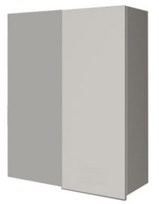 Навесной кухонный шкаф ВУП 960 Белое гладкое Ламарти/Антрацит в Липецке