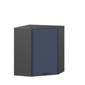 Угловой кухонный шкаф Индиго ЛД 298.610.000.158, Чёрный/Тёмно-синий в Липецке