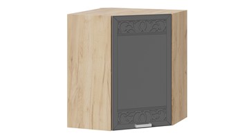 Кухонный угловой шкаф Долорес 1В6У (Дуб крафт золотой/Титан) в Липецке