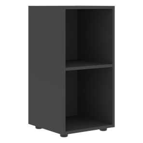 Низкий шкаф колонна FORTA Черный Графит FLC 40 (399х404х801) в Липецке