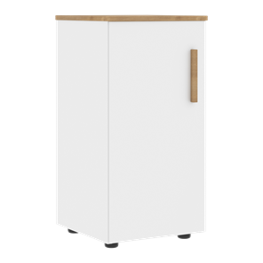 Низкий шкаф колонна с глухой дверью левой FORTA Белый-Дуб Гамильтон FLC 40.1 (L) (399х404х801) в Липецке
