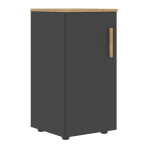 Низкий шкаф колонна с левой дверью FORTA Графит-Дуб Гамильтон  FLC 40.1 (L) (399х404х801) в Липецке