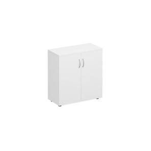 Шкаф для документов низкий закрытый Комфорт КФ, белый премиум (80x38x84 К.309 БП в Липецке